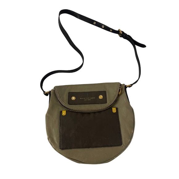 Marc by Marc Jacobs Preppy Natasha Leather Crossbody Purse Handbag - Picture 1 of 7